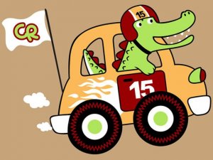 Creative Vehicle Coloring Puzzle
