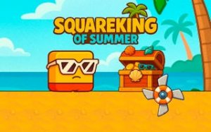 Summer Beach Treasure Platformer