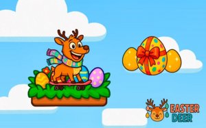 Easter Deer: Sky Rescue Adventure Online Arcade Game