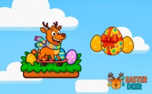 Festive Deer Sky Adventure