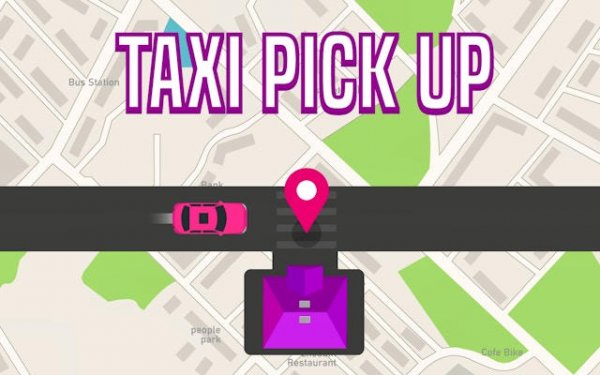 Taxi Pick Up City Driving Arcade