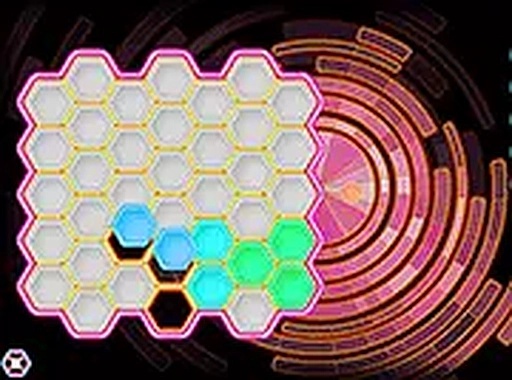 Glowing Tile Placement Puzzle